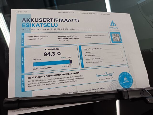 VOLKSWAGEN ID.4 2023 GTX Dual Motor AWD  Business, akku 77 kWh